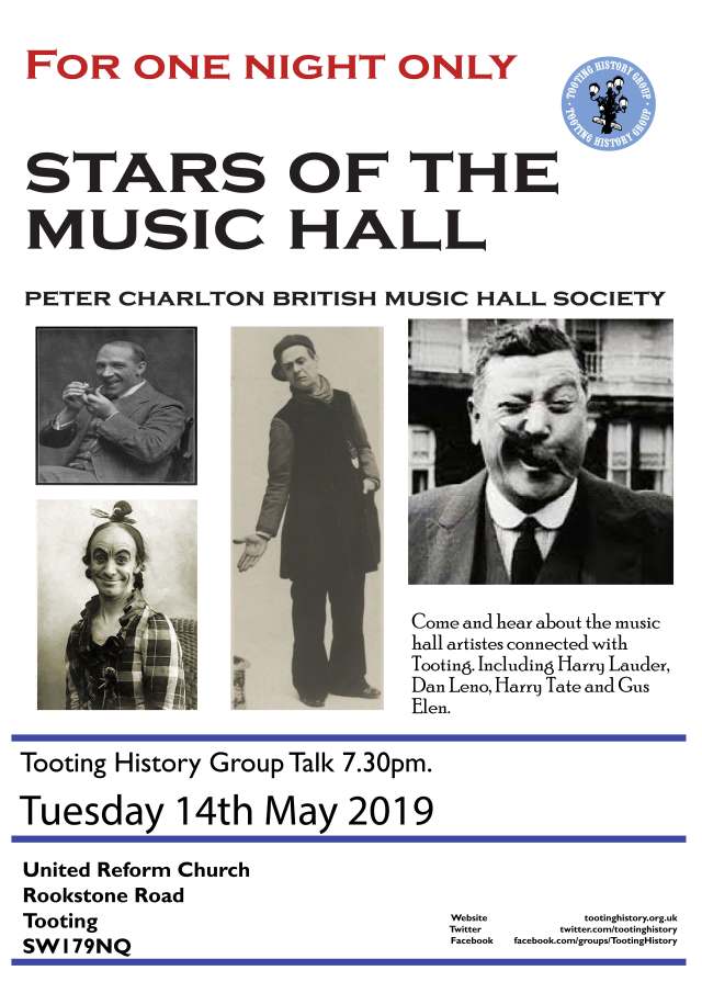 Poster for May 2019 THG Monthly Meeting